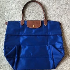 Like New Blue Longchamp Tote